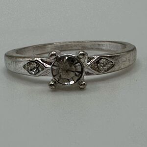 4/$20 Silver Engagement Style Ring